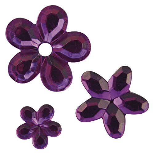 Rayher 1522739 Acryl-Strassblüten, Farbe lila, drei Größen 5, 8, 10 mm ø, Btl. 310 Stück, Strasssteine, Schmucksteine zum Aufkleben, Glitzersteine Rayher 1522739 Acryl-Strassblüten, Farbe lila, drei Größen 5, 8, 10 mm ø, Btl. 310 Stück, Strasssteine, Schmucksteine zum Aufkleben, Glitzersteine von Rayher