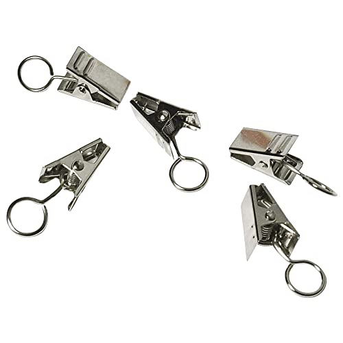 Rayher 2135821 Metall-Metall-Clip 18 mm mit Öse, Öse ø 8 mm, SB-Btl 18 Stück, platin Rayher 2135821 Metall-Metall-Clip 18 mm mit Öse, Öse ø 8 mm, SB-Btl 18 Stück, platin von Rayher