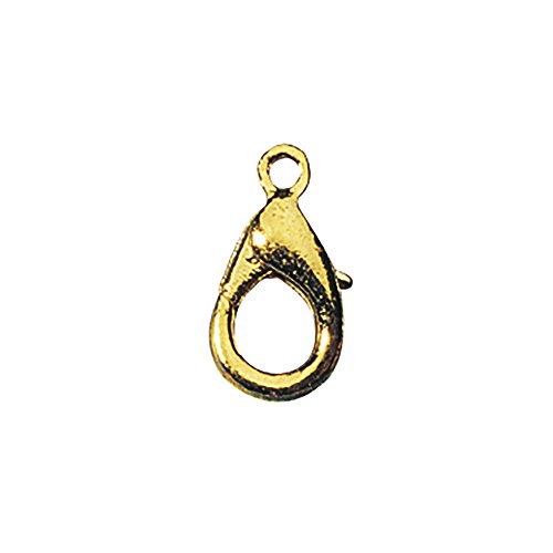 Rayher 2219506 Karabiner-SchlieÃŸe, 13mm, SB-Btl 2Stück, gold von Rayher