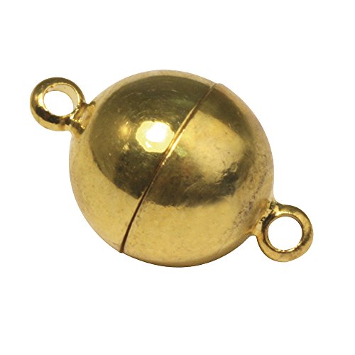 Rayher 2224289 Magnetschließe, extra stark, 12mm ø, vergoldet von Rayher