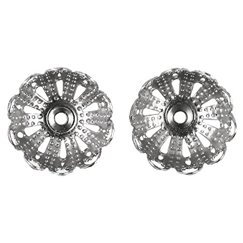 Rayher 2225122 Filigrankappel, 10mm ø, SB-Btl 6Stück, silber Rayher 2225122 Filigrankappel, 10mm ø, SB-Btl 6Stück, silber von Rayher