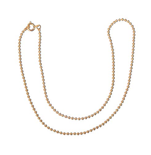 Rayher 22784616 Kugelkette, 1.5mm, gold, 42cm, SB-Btl 1Stück, Normal Rayher 22784616 Kugelkette, 1.5mm, gold, 42cm, SB-Btl 1Stück, Normal von Rayher