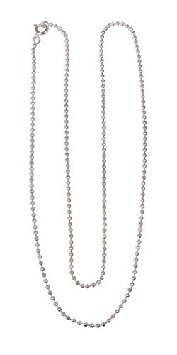 Rayher 22787606 Kugelkette, 1.5mm, silber, 60cm, SB-Btl 1Stück, Normal Rayher 22787606 Kugelkette, 1.5mm, silber, 60cm, SB-Btl 1Stück, Normal von Rayher