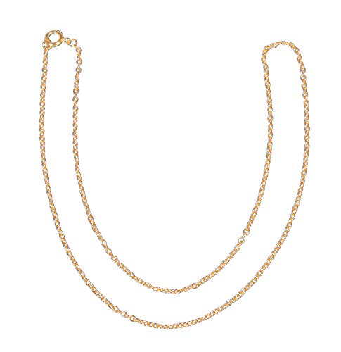 Rayher 22789616 Gliederkette, gold, 45cm, 2x3mm, SB-Btl 1Stück, Normal Rayher 22789616 Gliederkette, gold, 45cm, 2x3mm, SB-Btl 1Stück, Normal von Rayher