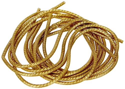 Rayher Bouillondraht, gold, 2,0 mm ø, Beutel 2 m, feiner Draht zum Basteln, Wickeldraht, Schmuckdraht, 2400706 Rayher Bouillondraht, gold, 2,0 mm ø, Beutel 2 m, feiner Draht zum Basteln, Wickeldraht, Schmuckdraht, 2400706 von Rayher