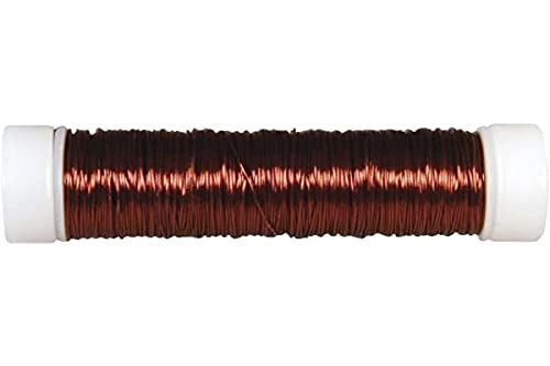 Rayher 2405505 Schmuck-Häkeldraht, d.braun, 0,30 mm ø, Spule 50 m, Schmuckdraht, farbig lackierter Kupferdraht, zum Basteln von Schmuck und Edelsteinbäumchen, Dunkelbraun Rayher 2405505 Schmuck-Häkeldraht, d.braun, 0,30 mm ø, Spule 50 m, Schmuckdraht, farbig lackierter Kupferdraht, zum Basteln von Schmuck und Edelsteinbäumchen, Dunkelbraun von Rayher