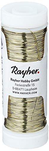 Rayher 2405596 Schmuck-Häkeldraht, creme, 0,30 mm ø, Spule 50 m, Schmuckdraht, farbig lackierter Kupferdraht, zum Basteln von Schmuck und Edelsteinbäumchen Rayher 2405596 Schmuck-Häkeldraht, creme, 0,30 mm ø, Spule 50 m, Schmuckdraht, farbig lackierter Kupferdraht, zum Basteln von Schmuck und Edelsteinbäumchen von Rayher