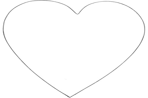 Rayher 24118000 Draht Herz, 35 cm ø, Drahtstärke 2 mm, Herz aus Metalldraht, Drahtherz Rohling zum basteln und dekorieren, silber Rayher 24118000 Draht Herz, 35 cm ø, Drahtstärke 2 mm, Herz aus Metalldraht, Drahtherz Rohling zum basteln und dekorieren, silber von Rayher Hobby
