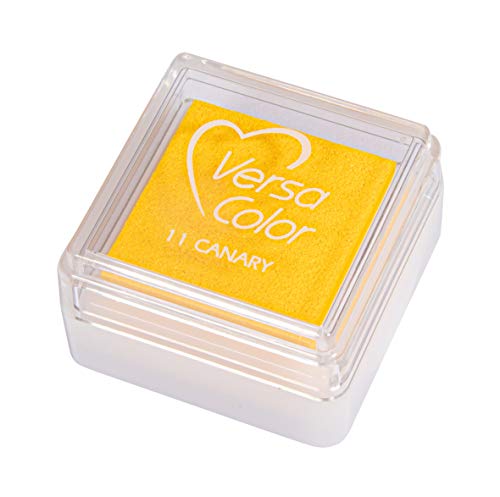Rayher 28395161 Tsukineko Versacolor Pigment Stempelkissen, sonnengelb, Stempelfläche 2,5 x 2,5 cm, Tinte auf Wasserbasis, Stempelfarbe Rayher 28395161 Tsukineko Versacolor Pigment Stempelkissen, sonnengelb, Stempelfläche 2,5 x 2,5 cm, Tinte auf Wasserbasis, Stempelfarbe von Rayher