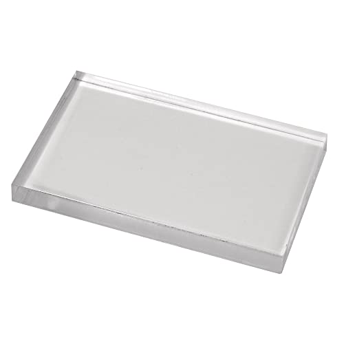 Rayher 2860600 Acrylstempelblock für Silikon- und Gummistempel, 5 x 8 cm x 0,8 cm, Acrylblock, Acrylstempel Rayher 2860600 Acrylstempelblock für Silikon- und Gummistempel, 5 x 8 cm x 0,8 cm, Acrylblock, Acrylstempel von Rayher