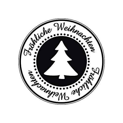 Rayher 28862000 Stempel "Fröhliche Weihnachten" Tannenbaum, 3cm ø Rayher 28862000 Stempel "Fröhliche Weihnachten" Tannenbaum, 3cm ø von Rayher