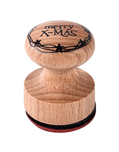 Rayher Hobby Rayher Hobby Rayher 29131000 Stempel merry X-Mas, Ø 3 cm Rayher Hobby Rayher Hobby Rayher 29131000 Stempel merry X-Mas, Ø 3 cm von Rayher