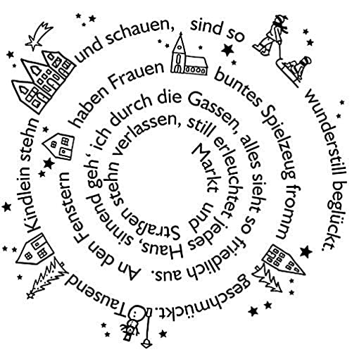 Rayher Stempel "Von Herzen Frohe Weihnachten", 7x7cm, Natur, 29195000 Rayher Stempel "Von Herzen Frohe Weihnachten", 7x7cm, Natur, 29195000 von Rayher