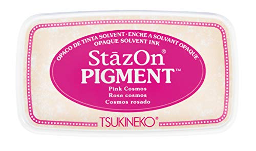 Rayher 29206264 StazOn Pigment-Stempelkissen, pink, 9,6 x 5,5x 2,2 cm, Stempelfarbe, Tsukineko Rayher 29206264 StazOn Pigment-Stempelkissen, pink, 9,6 x 5,5x 2,2 cm, Stempelfarbe, Tsukineko von Rayher