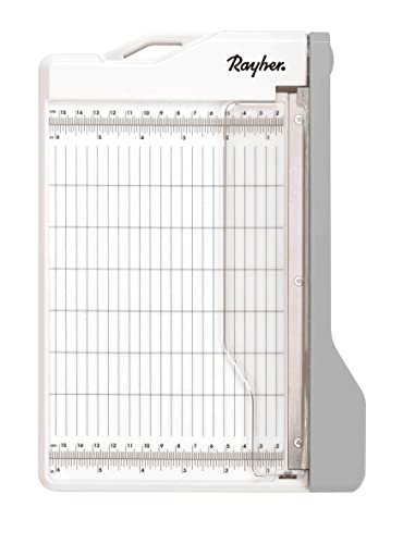 Rayher 29209000 Hebel-Schneidemaschine A5, 28 x 19,5 cm, Schnittlänge ca.21,6 cm, Papierschneidemaschine, Weiß Rayher 29209000 Hebel-Schneidemaschine A5, 28 x 19,5 cm, Schnittlänge ca.21,6 cm, Papierschneidemaschine, Weiß von Rayher