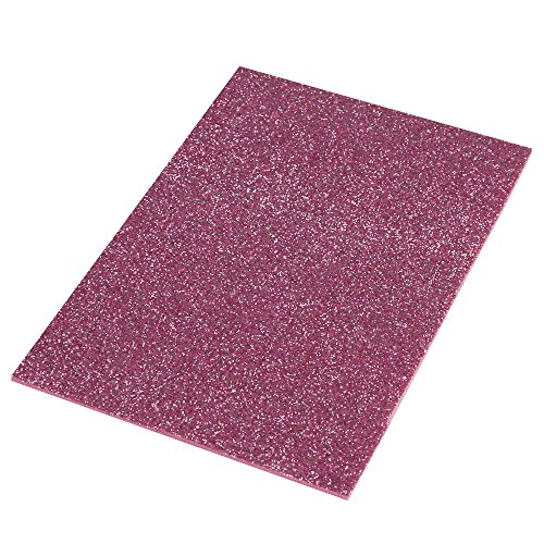 Rayher 3005133 Crepla Platte Glitter, 30x45x0,2cm, pink von Rayher