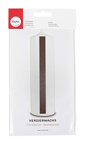RAYHER HOBBY Rayher 3103704 Verzierwachs, mittelbraun, 2 Verzierwachsplatten 20 x 10 cm, Wachsfolie zum Kerzen verzieren, Kerzenwachs, Wachsfolie, M.braun RAYHER HOBBY Rayher 3103704 Verzierwachs, mittelbraun, 2 Verzierwachsplatten 20 x 10 cm, Wachsfolie zum Kerzen verzieren, Kerzenwachs, Wachsfolie, M.braun von Rayher