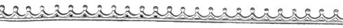 Rayher 3109722 Wachs-Borte, 19 cm, SB-Btl. 2 Stück, silber Rayher 3109722 Wachs-Borte, 19 cm, SB-Btl. 2 Stück, silber von Rayher