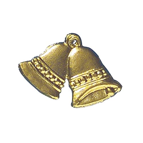 Rayher - 3112506 - Wachsmotiv: Doppel-Glocke, 1,5 cm, SB-Btl. 6 Stück, gold von Rayher