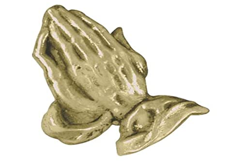 Rayher 3120406 Wachsmotiv: Betende Hände, 5 cm, SB-Btl. 1 Stück, gold von Rayher