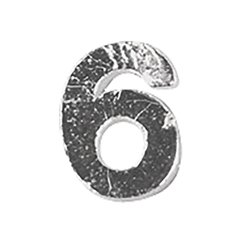 Rayher 3125222 Wachszahlen -6-, 9mm, SB-Btl 2Stück, silber Rayher 3125222 Wachszahlen -6-, 9mm, SB-Btl 2Stück, silber von Rayher