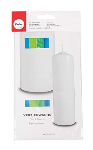 RAYHER HOBBY RAYHER HOBBY Rayher 31565376 Verzierwachs-Set Kommunion, 8 Verzierwachsplatten/-streifen, blau/grün-Töne, Wachs zum Kerzen verzieren, ideal für Kommunionkerzen, Wachsfolie, 2.4 x 1.3 x 0.04 cm RAYHER HOBBY RAYHER HOBBY Rayher 31565376 Verzierwachs-Set Kommunion, 8 Verzierwachsplatten/-streifen, blau/grün-Töne, Wachs zum Kerzen verzieren, ideal für Kommunionkerzen, Wachsfolie, 2.4 x 1.3 x 0.04 cm von Rayher