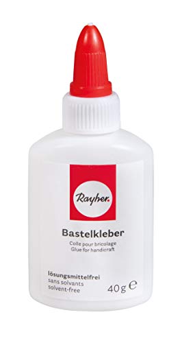 Rayher 3340600 Bastelkleber, Flasche 40g von Rayher