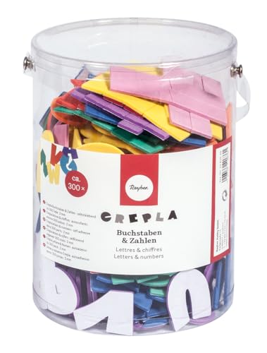 Rayher 3383649 Crepla-Buchstaben und Zahlen, selbstklebend, Dose ca. 300 Teile, gemischt Rayher 3383649 Crepla-Buchstaben und Zahlen, selbstklebend, Dose ca. 300 Teile, gemischt von Rayher