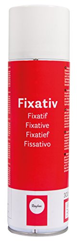 Rayher 3401300 Fixativ-Spray, Dose 300 ml, transparent, zum Fixieren für Pastell-, Kohle- und Buntstiftzeichnungen, weiß Rayher 3401300 Fixativ-Spray, Dose 300 ml, transparent, zum Fixieren für Pastell-, Kohle- und Buntstiftzeichnungen, weiß von Rayher