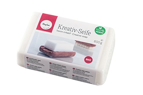 Rayher 34229000 Kreativ- Seife, hautfreundlich, Block 600 g, handgemacht, Wellness zum Selbermachen, 100% vegan, frei von tierischen Fetten und Ölen, Handseife, feste Seife, opak/weiß Rayher 34229000 Kreativ- Seife, hautfreundlich, Block 600 g, handgemacht, Wellness zum Selbermachen, 100% vegan, frei von tierischen Fetten und Ölen, Handseife, feste Seife, opak/weiß von Rayher