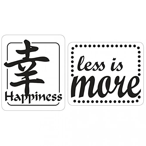 Rayher 34276000 Labels Happiness, less is more, 25x30mm, SB-Btl 2Stück Rayher 34276000 Labels Happiness, less is more, 25x30mm, SB-Btl 2Stück von Rayher