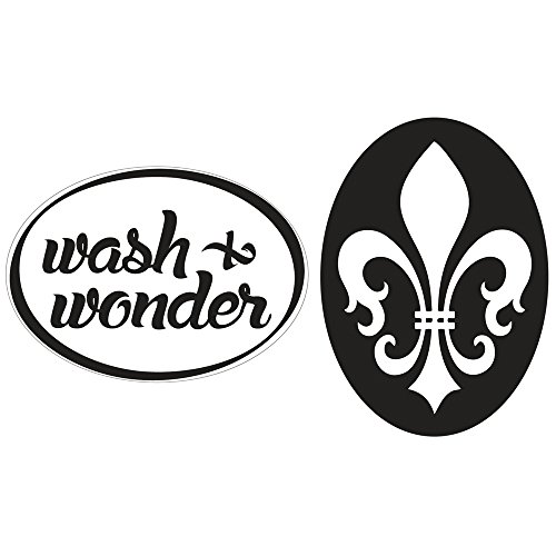 Rayher 34278000 Labels "wash&wonder" + "Lilie", 11.5 x 8 x 0.3 cm, oval, Seifenlabel, Grau Rayher 34278000 Labels "wash&wonder" + "Lilie", 11.5 x 8 x 0.3 cm, oval, Seifenlabel, Grau von Rayher