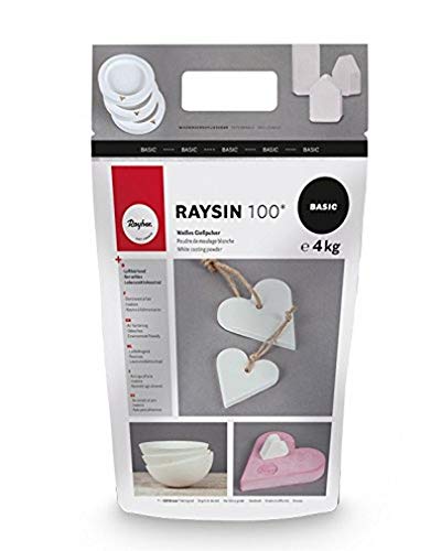 Rayher 34409102 Raysin 100 Gießpulver, 4kg, Gießmasse weiß, Reliefgießpulver, lufthärtend und geruchslos Rayher 34409102 Raysin 100 Gießpulver, 4kg, Gießmasse weiß, Reliefgießpulver, lufthärtend und geruchslos von Rayher