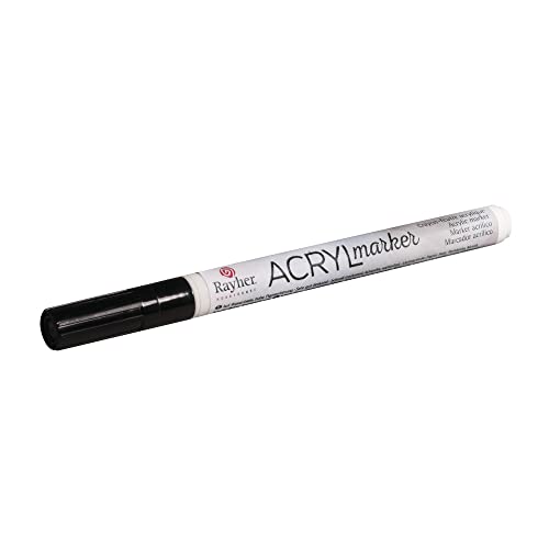 Rayher 35006576 Acryl-Marker, Rundspitze 1-2 mm, mit Ventil, schwarz Rayher 35006576 Acryl-Marker, Rundspitze 1-2 mm, mit Ventil, schwarz von Rayher