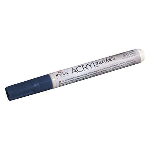 Rayher 35007376 Acryl-Marker, Rundspitze 2-4 mm, mit Ventil, royalblau Rayher 35007376 Acryl-Marker, Rundspitze 2-4 mm, mit Ventil, royalblau von Rayher