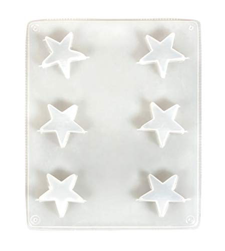Rayher 36100000 Gießform Stern für Beton, Seife, Wachs und Schokolade, Form mit sechs kleinen Sternen, 3,6 cm, Weiß Rayher 36100000 Gießform Stern für Beton, Seife, Wachs und Schokolade, Form mit sechs kleinen Sternen, 3,6 cm, Weiß von Rayher