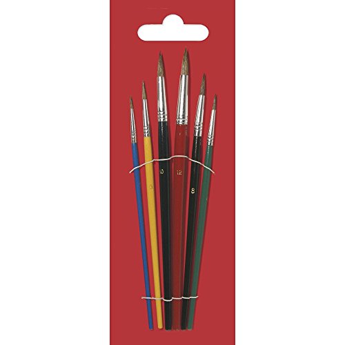 Rayher - 3731200 - Schulmalpinsel-Set, Rindshaar, 6 Größen auf Karte Rayher - 3731200 - Schulmalpinsel-Set, Rindshaar, 6 Größen auf Karte von Rayher