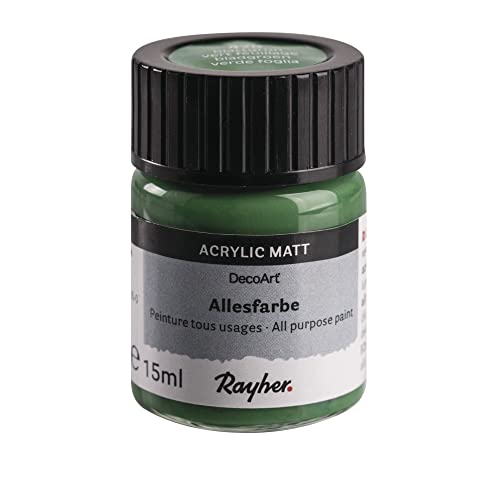 Rayher 38039428 Allesfarbe, Glas 15 ml, blattgrün Rayher 38039428 Allesfarbe, Glas 15 ml, blattgrün von Rayher