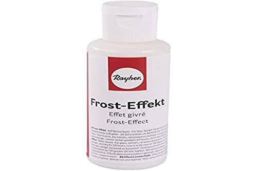 Rayher 38100102 Frost-Effekt-Farbe, Flasche 50 ml, für einen Frosteffekt auf Glas, Spiegel, Keramik und Kunststoff, Frostfarbe, Eiseffektfarbe, auf Wasserbasis, Weiß Rayher 38100102 Frost-Effekt-Farbe, Flasche 50 ml, für einen Frosteffekt auf Glas, Spiegel, Keramik und Kunststoff, Frostfarbe, Eiseffektfarbe, auf Wasserbasis, Weiß von Rayher
