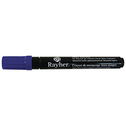 Rayher 3824910 Alles-Marker, Rundspitze 2-4mm, mit Ventil, d.blau Rayher 3824910 Alles-Marker, Rundspitze 2-4mm, mit Ventil, d.blau von Rayher