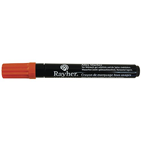 Rayher 3824934 Alles-Marker, Rundspitze 2-4mm, mit Ventil, orange Rayher 3824934 Alles-Marker, Rundspitze 2-4mm, mit Ventil, orange von Rayher