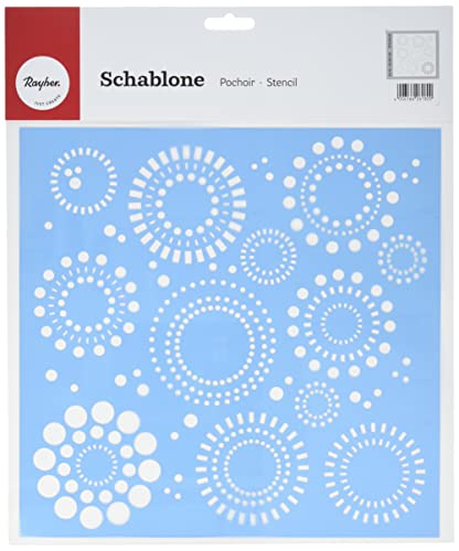 Rayher 3860200 Schablone Kreise, 30 x 30 cm, 1 Stück Rayher 3860200 Schablone Kreise, 30 x 30 cm, 1 Stück von Rayher