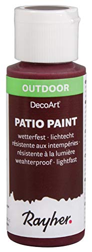 Rayher 38610304 Patio Paint, brombeere, Flasche 59 ml, wetterfeste Acrylfarbe für Den Außenbereich, lichtecht, Farbe für Innen und außen, Outdoor-Farbe Rayher 38610304 Patio Paint, brombeere, Flasche 59 ml, wetterfeste Acrylfarbe für Den Außenbereich, lichtecht, Farbe für Innen und außen, Outdoor-Farbe von Rayher