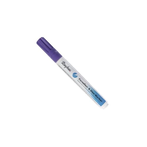 Rayher 38709314 Porzellan&Glas-Marker, 1-2 mm, violett von Rayher