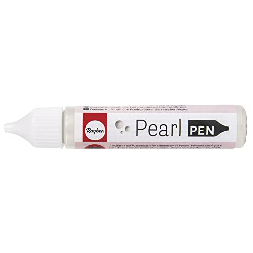 Rayher 38890102 Pearl-Pen, Flasche 28 ml, weiß Rayher 38890102 Pearl-Pen, Flasche 28 ml, weiß von Rayher