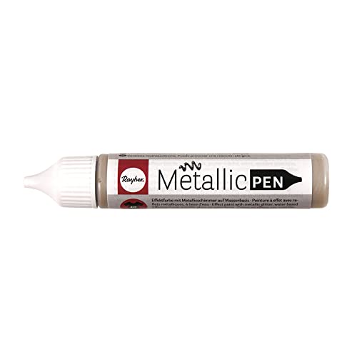 Rayher 38893104 Metallic Effekt-Pen, Flasche 28ml, elfenbein Rayher 38893104 Metallic Effekt-Pen, Flasche 28ml, elfenbein von Rayher