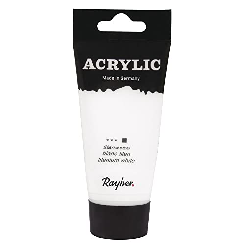 Rayher 38912101 Acrylic, Künstleracrylfarbe, SB-Tube 75ml, titanweiß Rayher 38912101 Acrylic, Künstleracrylfarbe, SB-Tube 75ml, titanweiß von Rayher