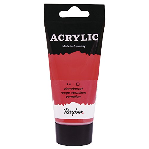 Rayher 38912273 Acrylic, Künstleracrylfarbe, SB-Tube 75ml, zinnoberrot Rayher 38912273 Acrylic, Künstleracrylfarbe, SB-Tube 75ml, zinnoberrot von Rayher