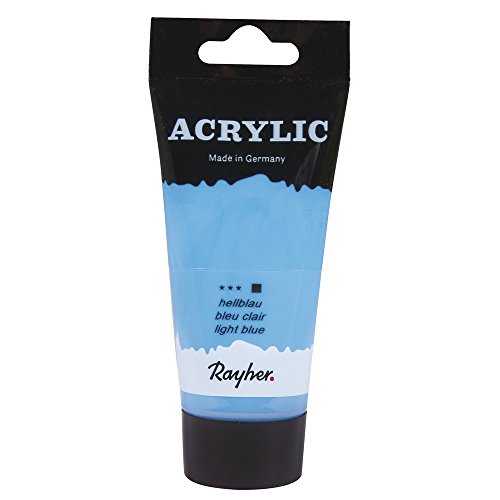 Rayher 38912356 Acrylic, Künstleracrylfarbe, SB-Tube 75ml, hellblau Rayher 38912356 Acrylic, Künstleracrylfarbe, SB-Tube 75ml, hellblau von Rayher