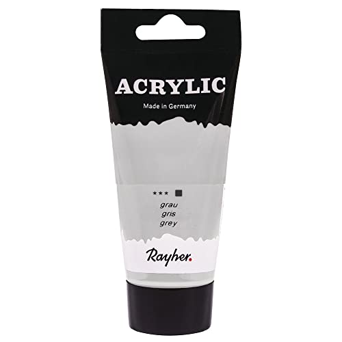 Rayher 38912560 Acrylic, Künstleracrylfarbe, SB-Tube 75ml, grau Rayher 38912560 Acrylic, Künstleracrylfarbe, SB-Tube 75ml, grau von Rayher